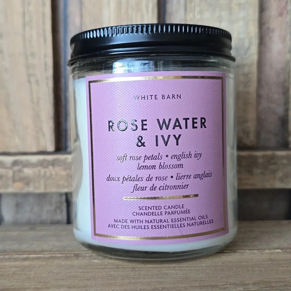 White Barn Other - White Barn Rose Water & Ivy Candle 7 Oz